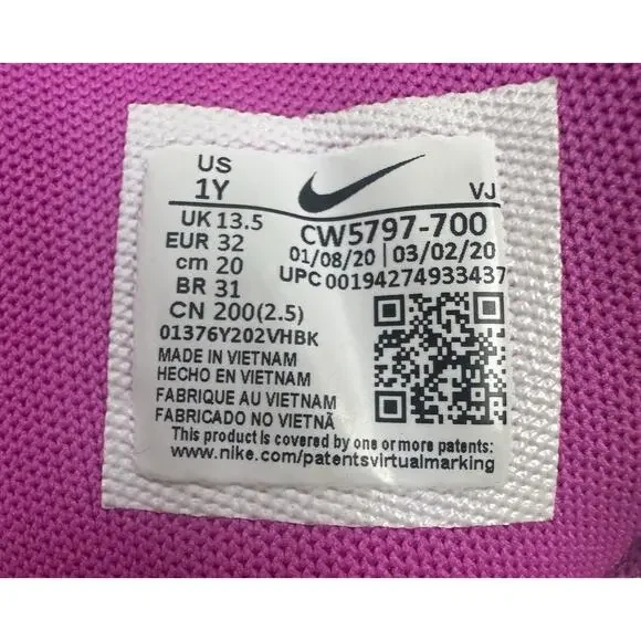 Nike Air Max 90 LTR CW5797-700 Volt Green Pink GS Size 1Y NO LACES - Picture 6 of 8